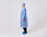 PP+PE Long Sleeve Isolation Gown - Blue