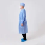 PP+PE Long Sleeve Isolation Gown - Blue