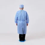 SMS Long Sleeve Isolation Gown - Blue