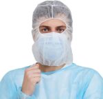 Disposable Ninja-style non-woven full-head protective hood