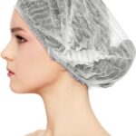 White Non Woven Strip Cap-4