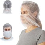 White Protective Hood with Face Mask -1