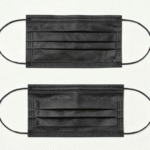 Black Disposable Nonwoven Medical Face Mask (RC-001) - Image 3