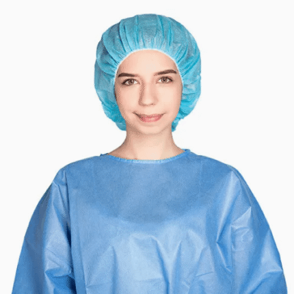 Blue Disposable Nonwoven Protective Bouffant Cap (RCH-001)
