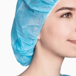 Blue Disposable Nonwoven Protective Bouffant Cap (RCH-001) - Image 4