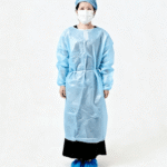 Blue Disposable Medical Protective Isolation Gown (RCB-011)