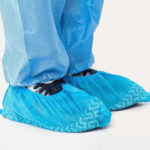Blue Disposable Waterproof and Dustproof PP Shoe Covers (RC-004) - Image 3