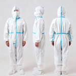 Disposable microporous full-body protective coverall with hood(RCB-001) - Image 4