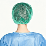 Green Disposable Nonwoven Protective Bouffant Cap (RCH-001) - Image 4