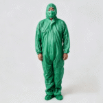 Green Disposable Medical Protective Coverall (RC-003)