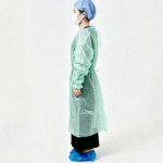 Green Disposable Medical Protective Isolation Gown (RCB-011) - Image 2