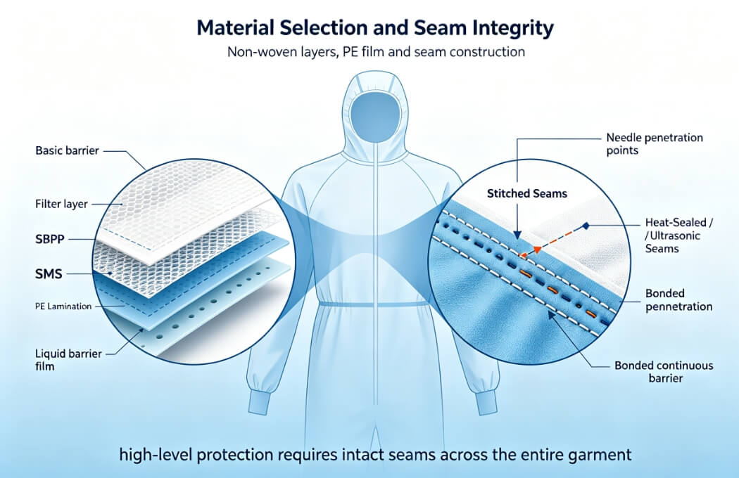 Material Selection and Seam Integrity
