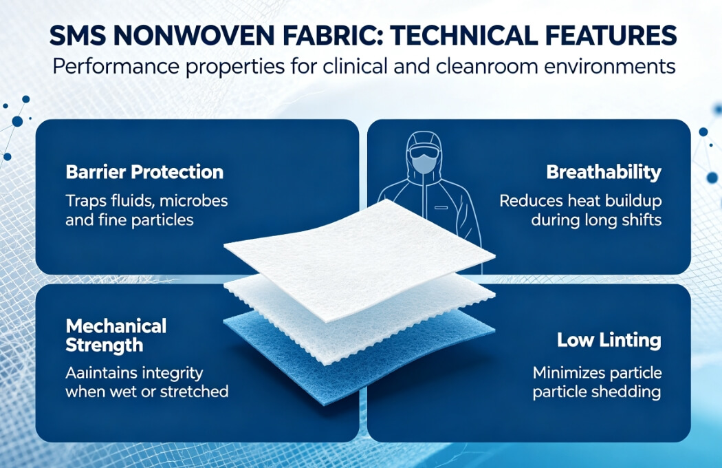 SMS NONWOVEN FABRIC: TECHNICAL FEATURES