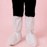 White Disposable Breathable Medical Protective Boot Covers (RCF-010)