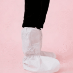 White Disposable Breathable Medical Protective Boot Covers (RCF-010) - Image 2