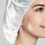 White Disposable Nonwoven Protective Bouffant Cap (RCH-001) - Image 4