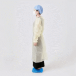 Yellow Disposable Medical Protective Isolation Gown (RCB-011) - Image 2
