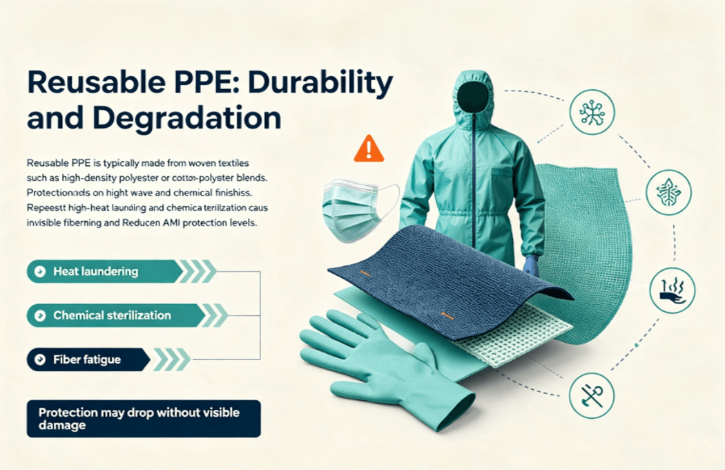 Reusable PPE: Durability and Degradation