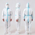 Disposable PP Microporous Tape Coverall Protective Coverall (RCCOV-01)