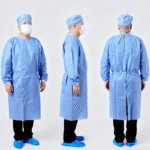 Hospital SMS Surgical Gown Disposable Sterile Isolation Gowns (RCG-01)
