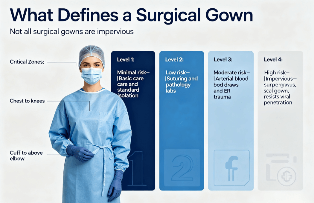 What Defines a Surgical Gown
