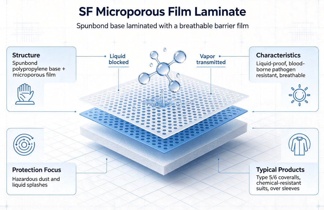 SF Microporous Film Laminate