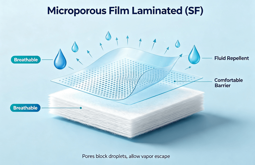 Microporous Film Laminated (SF)