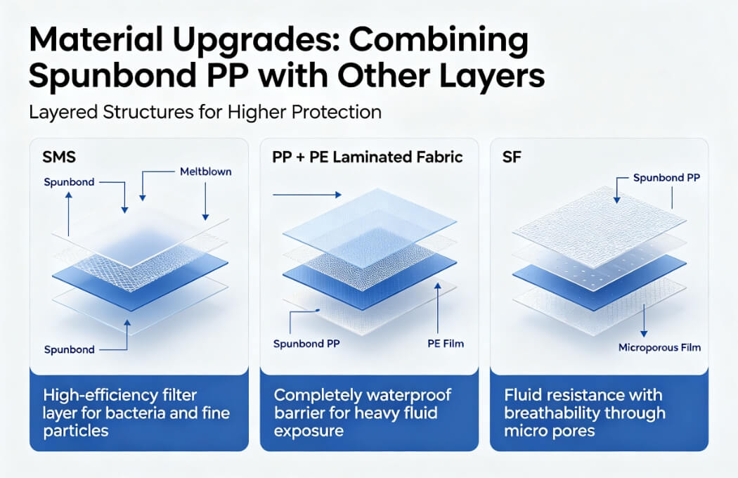 Material Upgrades: Combining Spunbond PP with Other Layers