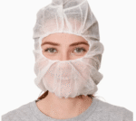 White Protective Hood with Face Mask -4