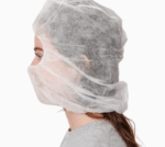 White Protective Hood with Face Mask -2