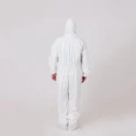 White disposable SMS non-woven medical protective suit