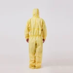 Yellow disposable SMS non-woven medical protective suit