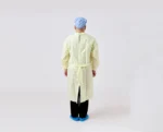 Liquid-Resistant Yellow Disposable Isolation Gown - Image 5