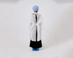 White Nonwoven Medical Long Sleeve Isolation Gown - Image 3