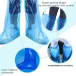 Thickened Anti-Slip PE Disposable Blue Boot Covers - Image 3