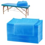 Disposable PP+PE Waterproof Bed Sheets - Blue - Image 2