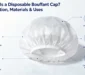Infographic of disposable bouffant cap definition, materials and uses