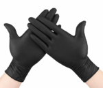 Disposable Black Nitrile Examination And Protective Gloves - Image 4