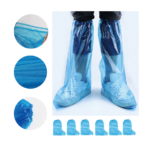Thickened Anti-Slip PE Disposable Blue Boot Covers