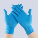 Disposable Blue Medical-Grade Nitrile Examination Gloves