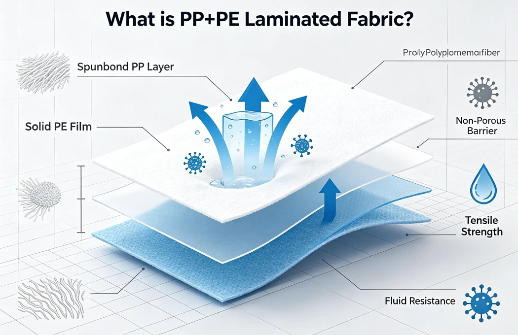 PP+PE Laminated Fabric: Explanatory Diagram