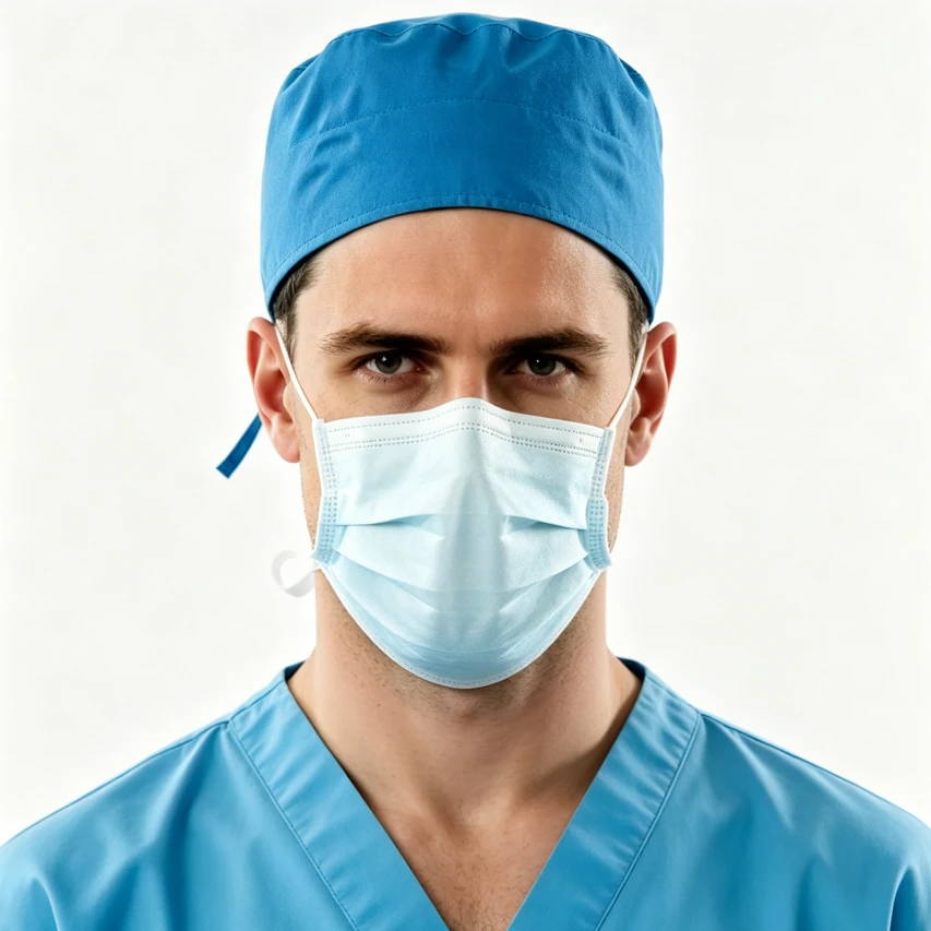 SURGEON CAP (TIE BACK)-3 cleanroom Tie Back Surgeon Cap