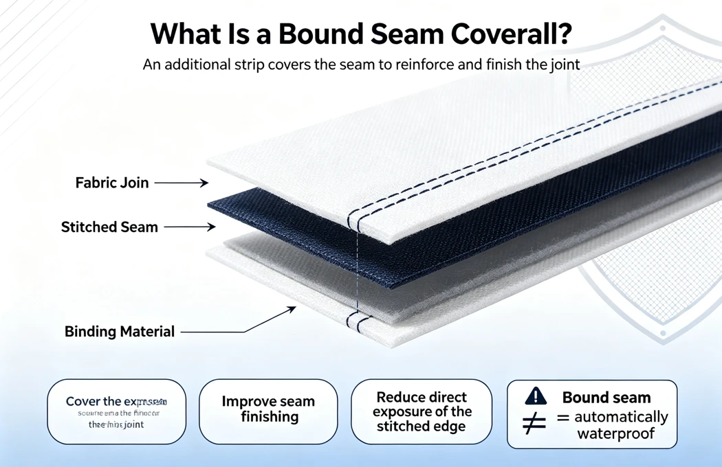 Bound Seam Coverall Construction Detail