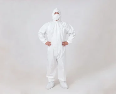 disposable waterproof coveralls -1