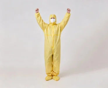 disposable barrier coveralls -1