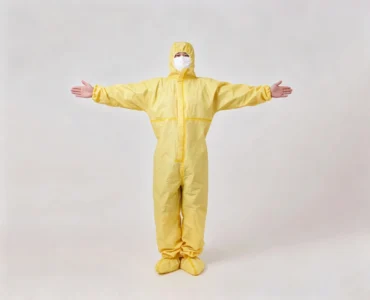 disposable protective clothing with barrier protection -3