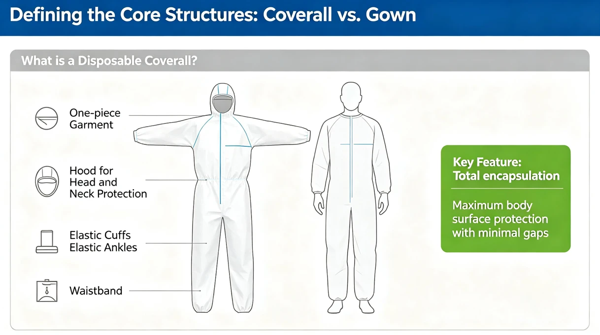 Defining the Core Structures: Coverall vs. Gown