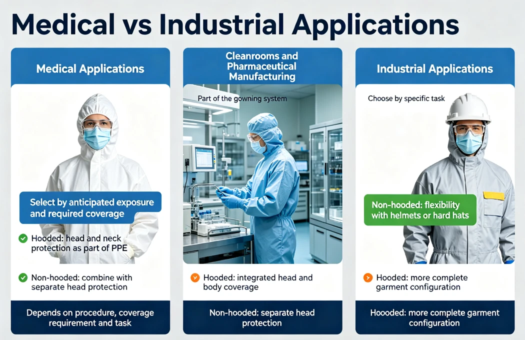 Coverall selection guide for medical, cleanroom, pharmaceutical and industrial uses