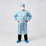 PP+PE Long Sleeve Isolation Gown for Laboratory Protection