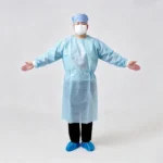 Sky Blue Disposable Medical Isolation Gown